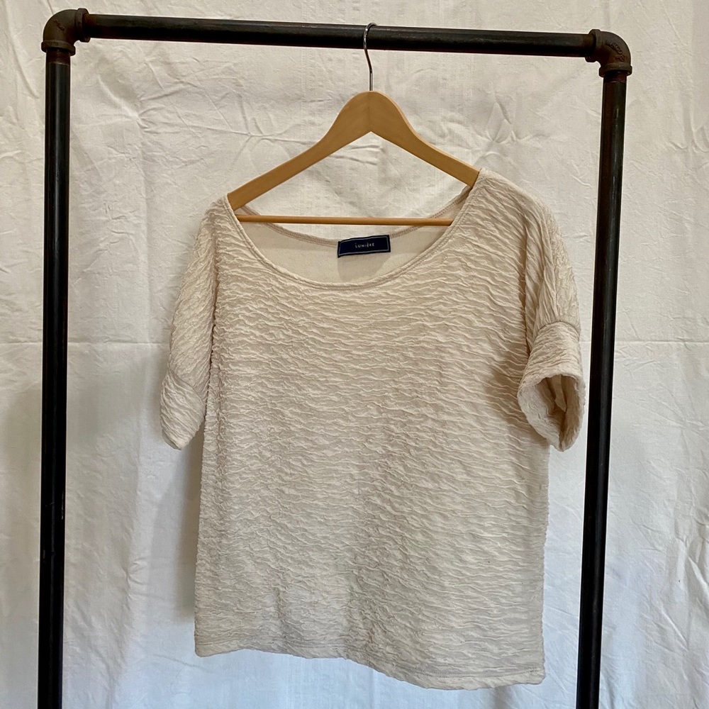 Lumiere textured top